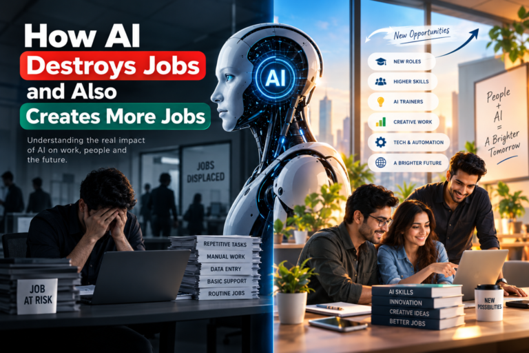 How AI Destroys Jobs and Also Creates More Jobs