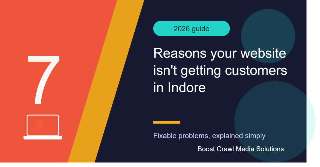 website not getting customers indore header - Boost Crawl