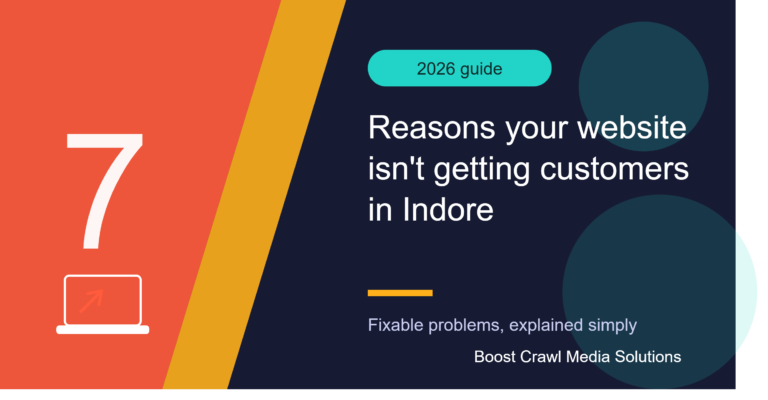 7 Reasons Your Website Isn’t Getting Customers in Indore